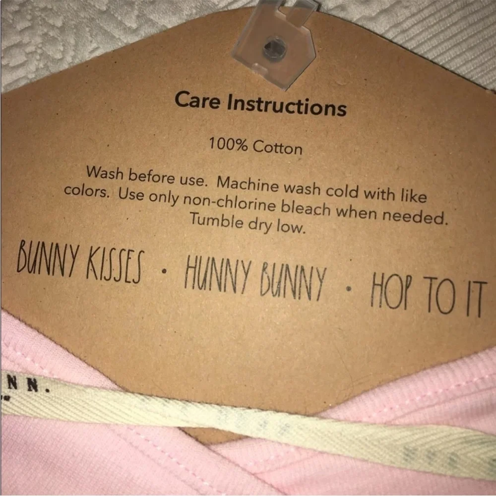 Rae Dunn Baby Girl Bibs Easter NWT